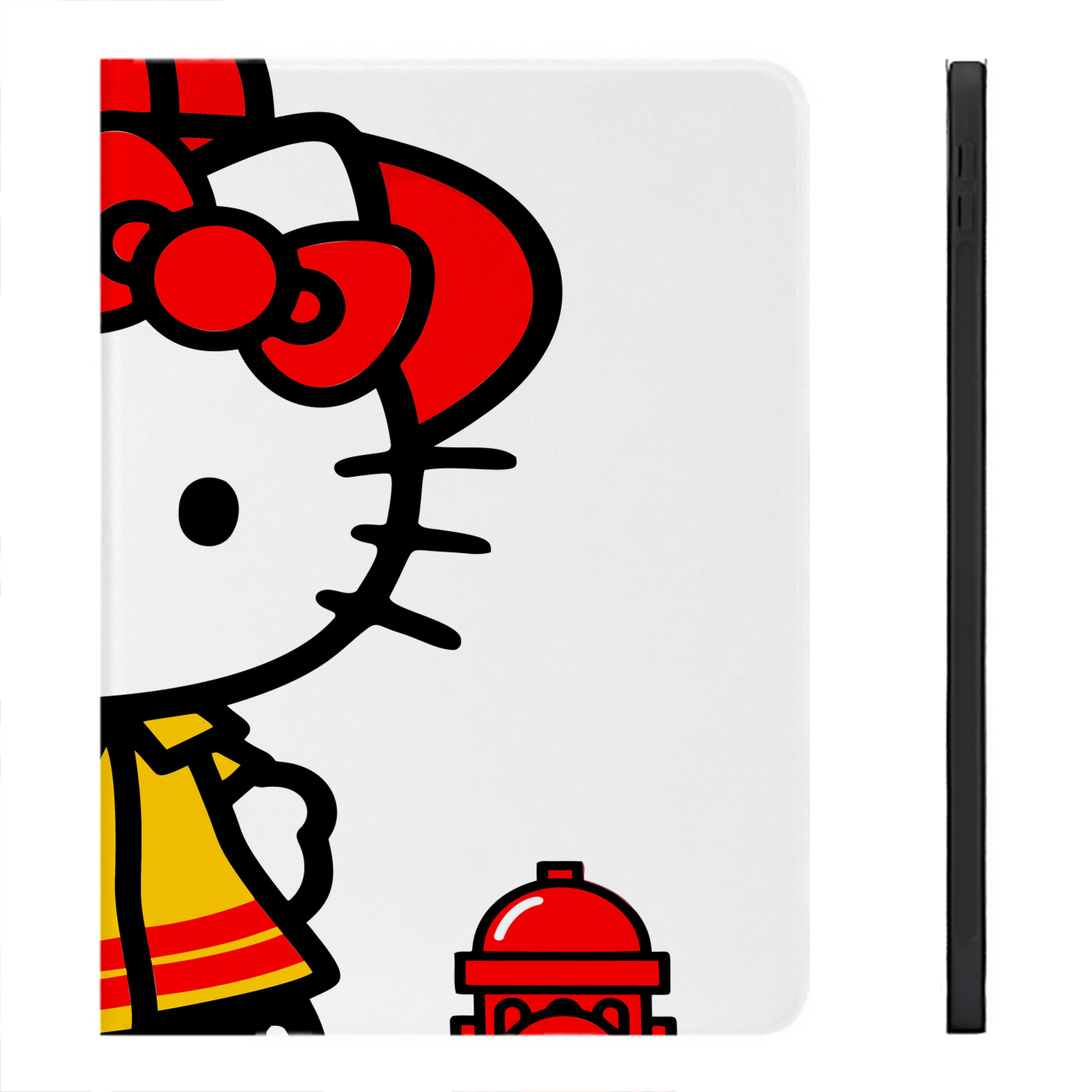 （画像用） Hello Kitty ハローキティ IPadケース ペンホルダー付き ブックスタイルデザイン